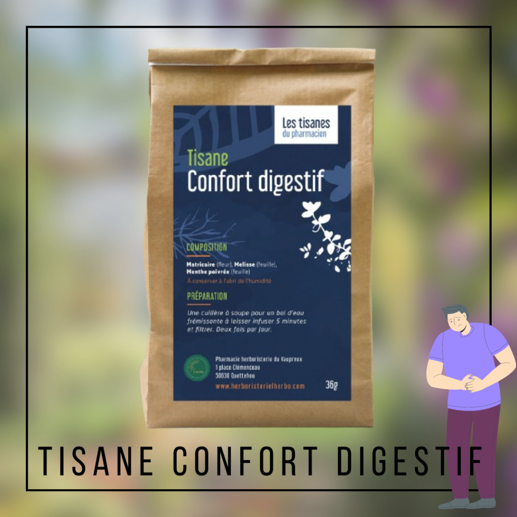 tisane confort digestif, publication facebook et instagram